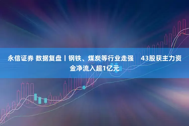 永信证券 数据复盘丨钢铁、煤炭等行业走强    43股获主力资金净流入超1亿元